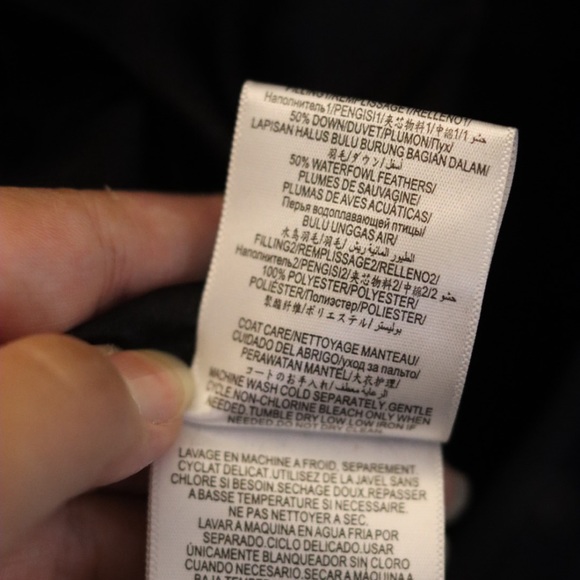 BGBGeneration Black Hooded Puffer Coat with Down Size S - Picture 9 of 9